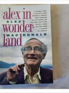 Alex in Wonderland Alex Macdonald 1993 First Edition Paperback Book Vintage